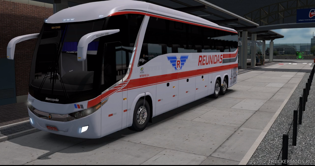 Карта Бразилии EAA BUS V5.0.9 для ETS2 v1.33.x