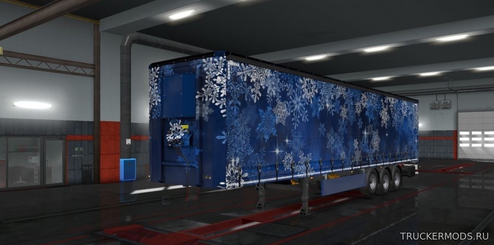 Прицепы с новогоднего ивента SCS для ETS2 v1.33.x