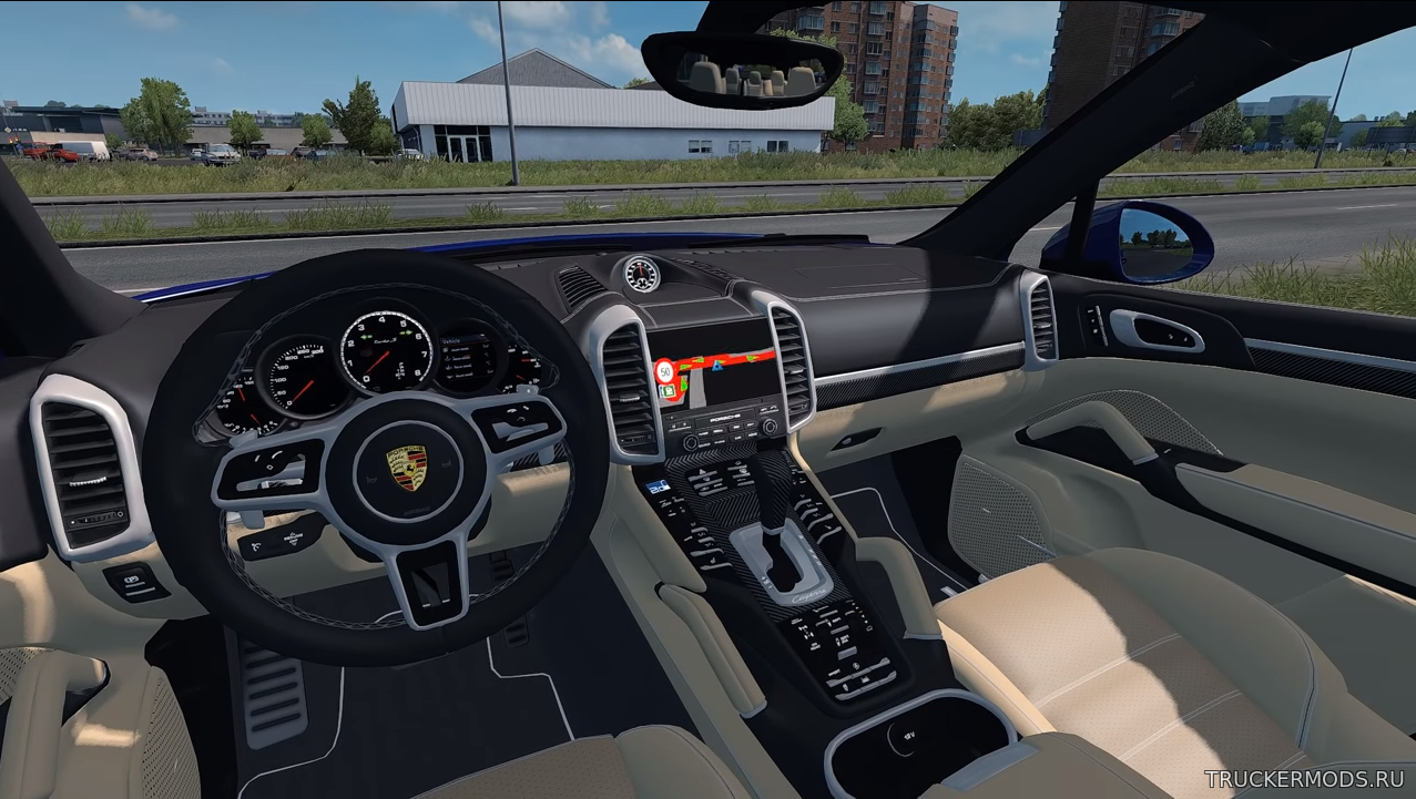 Porsche Cayenne Turbo S 2016 V2 для ETS2 v1.33.x